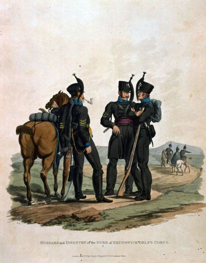 Membro da cavalaria da Schwarze Schar